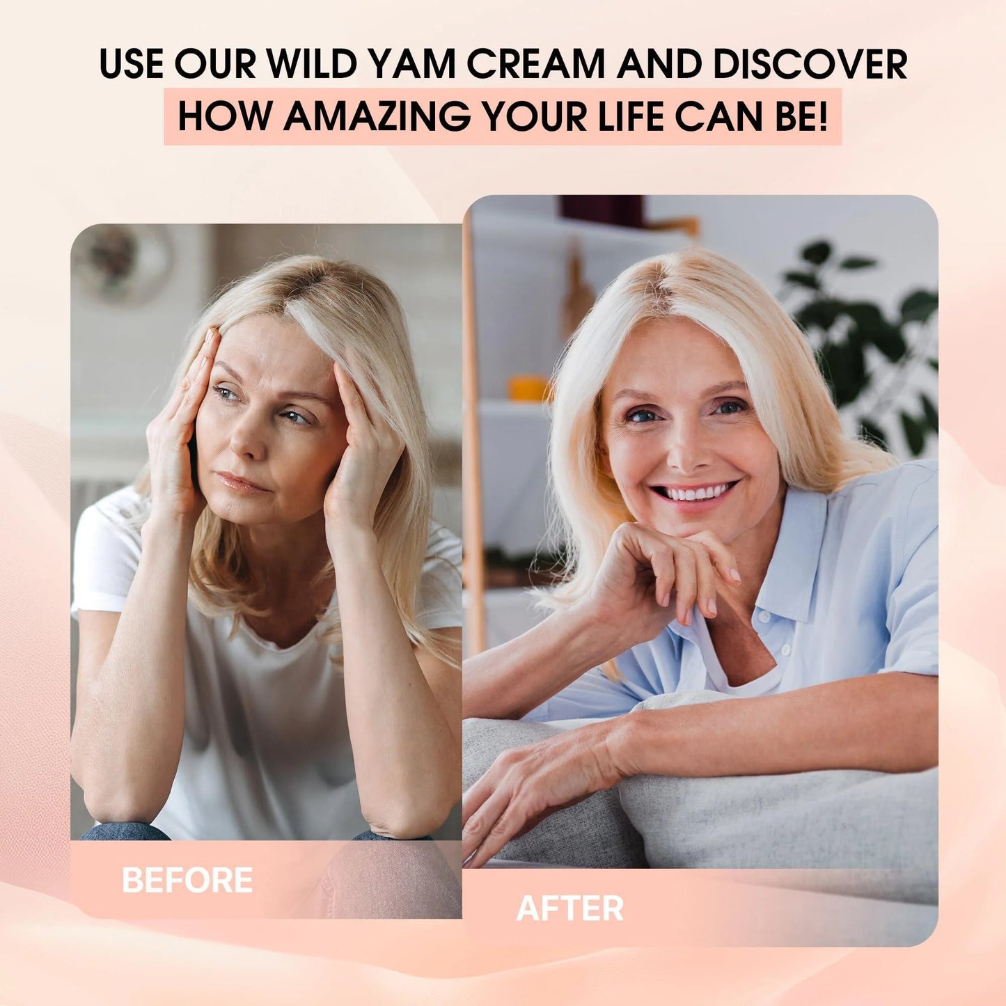 Wild Yam Cream for Hormone Balance Deep Moisturizing 2 OZ Hormone Support