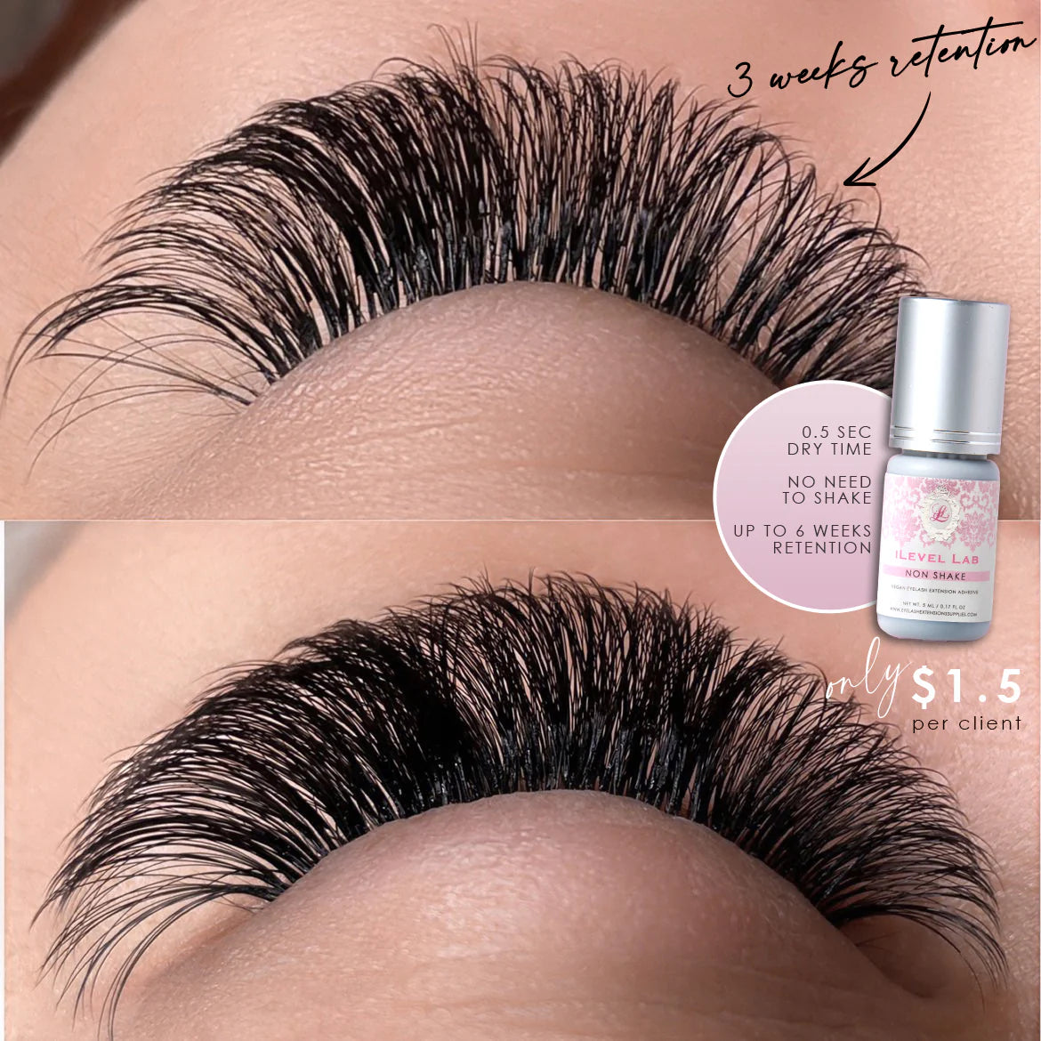 NON SHAKE VOLUME LASH ADHESIVE